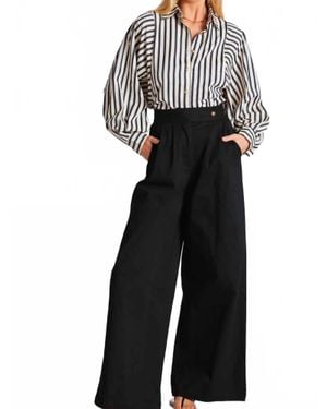 Bishop + Young Aly Dolman Sleeve Striped Top - Black