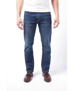 DEVIL-DOG Boot Cut Straight Fit Jeans - Blue