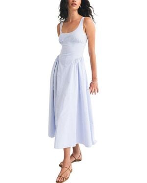 LOEY Midi Dress - Blue