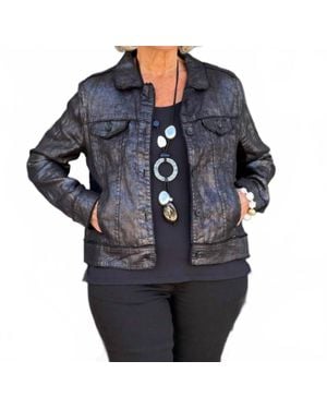 Lulu-B Linen Travel Jacket - Blue