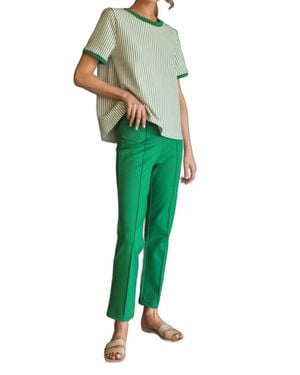 Joh Paul Pointe Knit Pants - Green