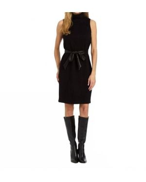Drew Cosette Double Cashmere Dress - Black