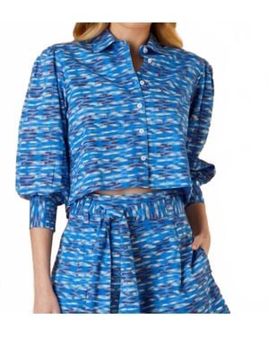 Olivia by Livro Flask Mabel Shirt - Blue