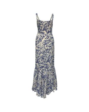 Reformation Irisa Floral-Print Maxi Dress - Gray