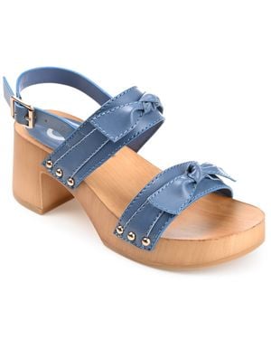 Journee Collection Collection Tia Pump - Blue