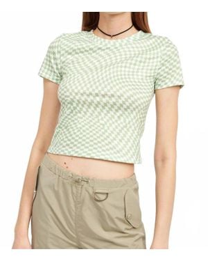 emory park Checkered Tee - Green