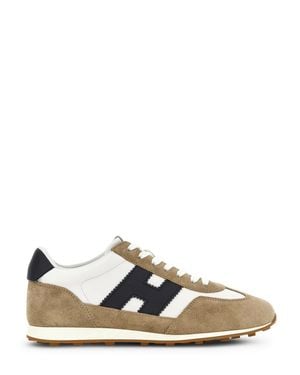 Hogan Textured Grip Logo Low-Top Sneakers - Multicolor