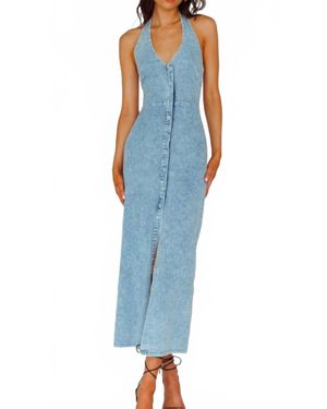 By Claude Mariah Denim Dress - Blue