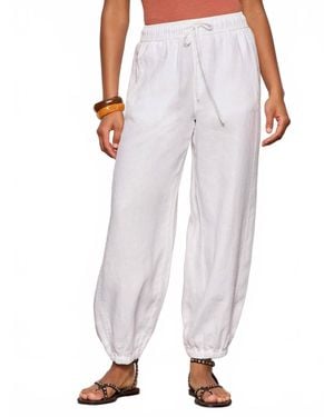 Sanctuary Melody Linen Balloon Pants - White