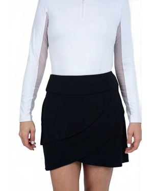 IBKUL Get Ready Skort - White