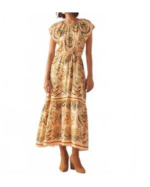 Omika Cora Midi Dress - Metallic