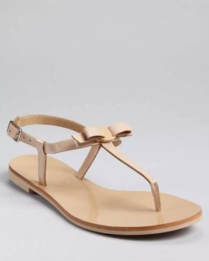 Ferragamo My Summer Flat Thong Sandal - Brown
