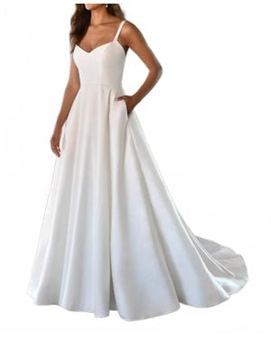 Stella York Modern Ballgown Wedding Dress - White