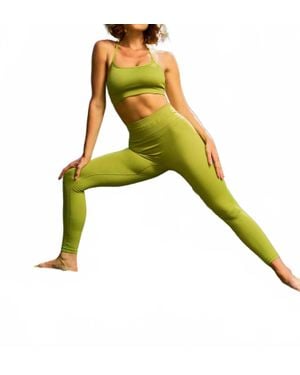 Lovyt Seamless Booty Leggings - Yellow