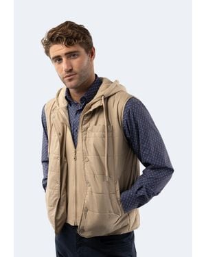 American Heritage Hooded Vest - Blue