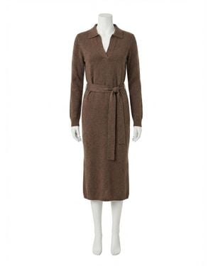 Faherty Jackson Sweater Dress - Brown