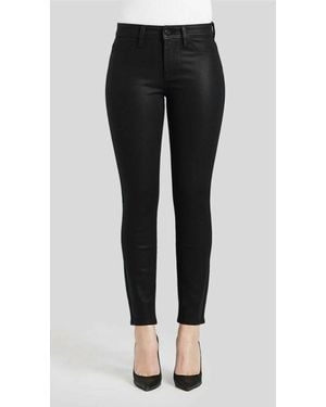 Genetic Denim Bobby Iris High Rise Stretch Coated Jeans - Black