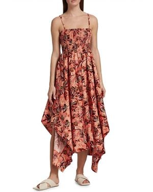 A.L.C. Adriana Sleeveless Maxi Dress - Red