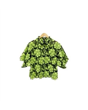 Berek Lazer Garden Shirt - Green
