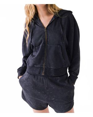 Chaser Brand Abilene Zip Up - Blue