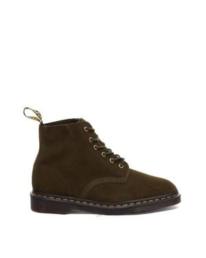 Dr. Martens 101 Repello Calf Suede Ankle Boots - Brown
