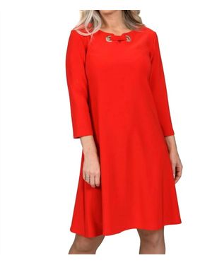 Scapa Three-Quarter Mini Dress - Red