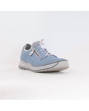 Rieker Lace-Up Sneaker - Blue