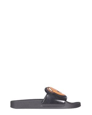 Moschino Slide Teddy Bear Sandals - Gray