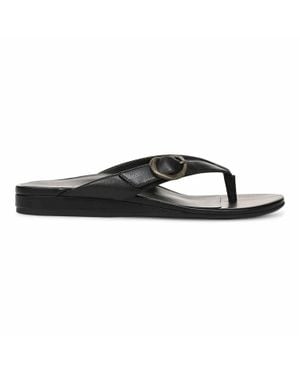 Vionic Grove Toe Post Sandal - Black