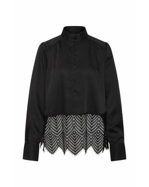 Bruuns Bazaar Cedars Chatina Blouse - Black