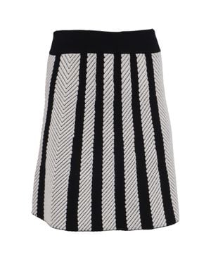 Maje Trapeze Mini Skirt - Black