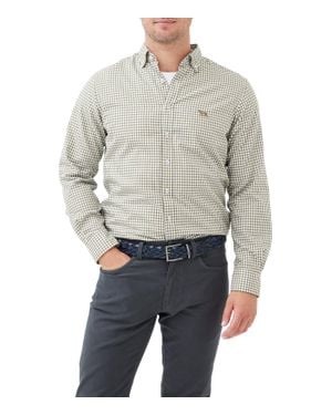 Rodd & Gunn Gunn Check Oxford Sports Fit Shirt - Gray