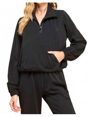 TCEC Mock Neck Sweatshirt - Black