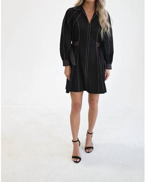 Never A Wallflower Sarah Dress - Black