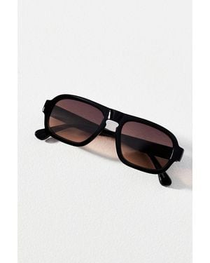I-SEA Slim Aviator Sunglasses - Black