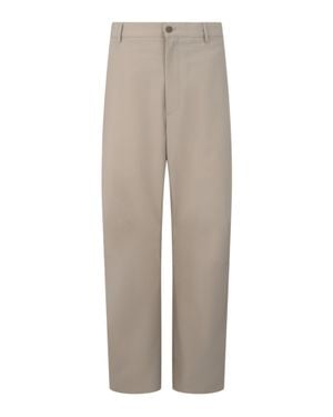 Ferragamo Wide Leg Pants - Gray