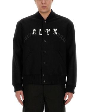 1017 ALYX 9SM Bold Logo Bomber Jacket - Black
