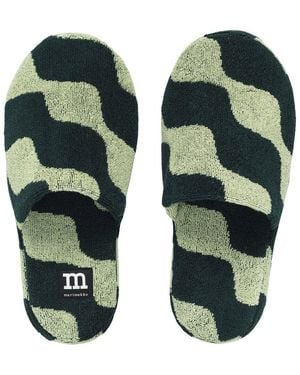 Marimekko Taifuuni Slippers - Green