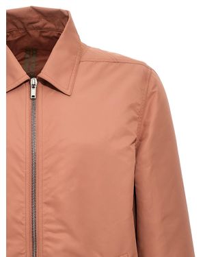 Rick Owens Nylon Full-Length Jacket - Pink
