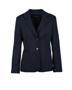 Pennyblack Night Polyester-Blend Structured Blazer - Blue