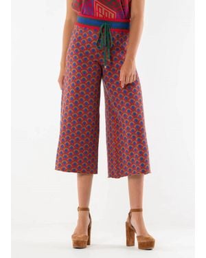 Emily Mccarthy Teddy Crop Trouser - Red