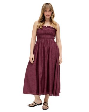 Raffya Marie All Over Jacquard Mini Dress - Purple