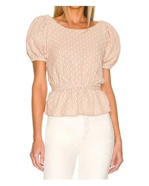 Line & Dot Millie Top - Natural
