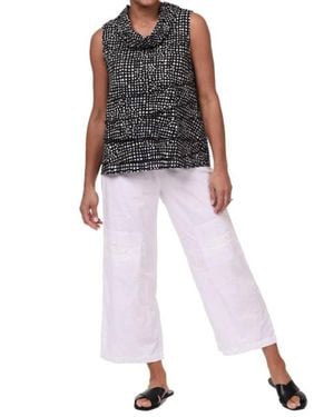 Tulip Clothing Leilani Cowl Tank Top - Black