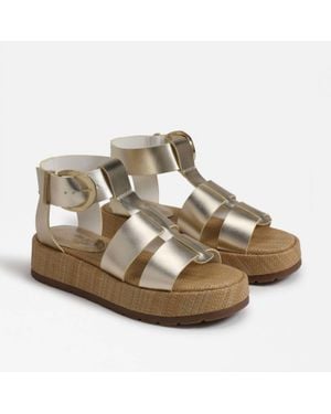 Circus.NY Buckle Platform Sandal - Metallic