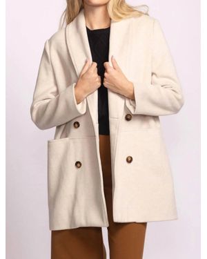 Pink Martini Adelaide Long-Sleeve Coat - Natural