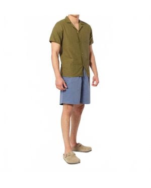 Bather Lake Corduroy Leisure Short - Blue