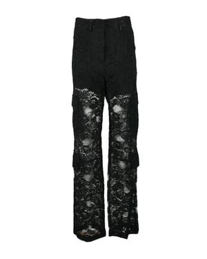 MSGM Blend Regular Fit Pants - Black