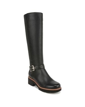 Naturalizer Darry Tall I7145L2003 Leather Riding Boots Lion1063 - Black