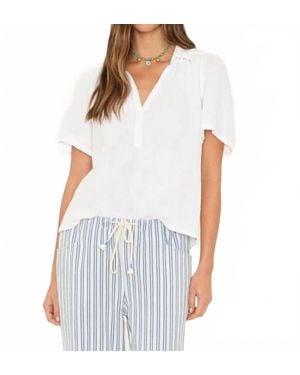 Xirena Rylee Short Sleeve Top - White